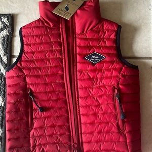 Joules London Bus Red Crofton Quilted Packaway Boys Size 1Y New with tags